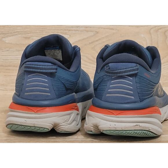 Hoka One One M Bondi 7 Men 11 Blue 15525SS Pre-owned Athletic Shoes main image 4